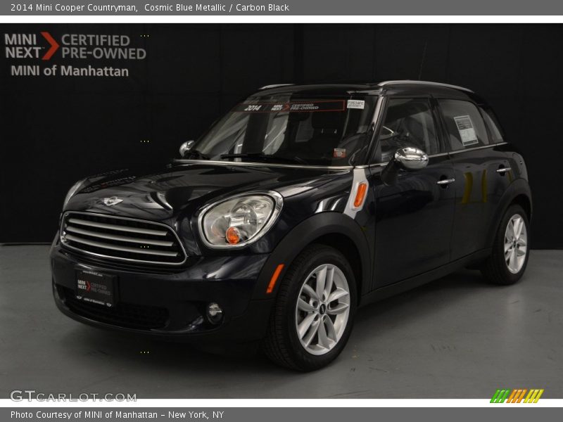 Cosmic Blue Metallic / Carbon Black 2014 Mini Cooper Countryman