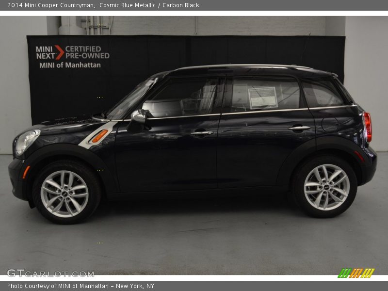 Cosmic Blue Metallic / Carbon Black 2014 Mini Cooper Countryman