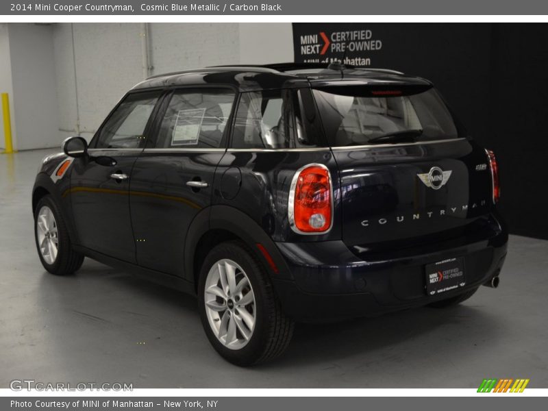 Cosmic Blue Metallic / Carbon Black 2014 Mini Cooper Countryman
