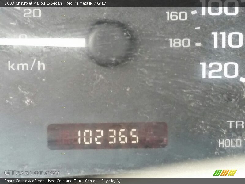 Redfire Metallic / Gray 2003 Chevrolet Malibu LS Sedan