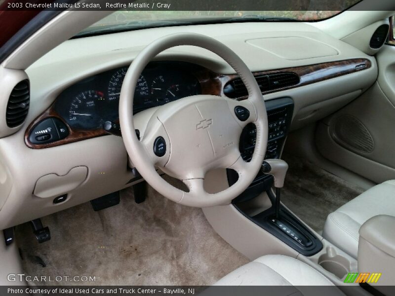 Redfire Metallic / Gray 2003 Chevrolet Malibu LS Sedan