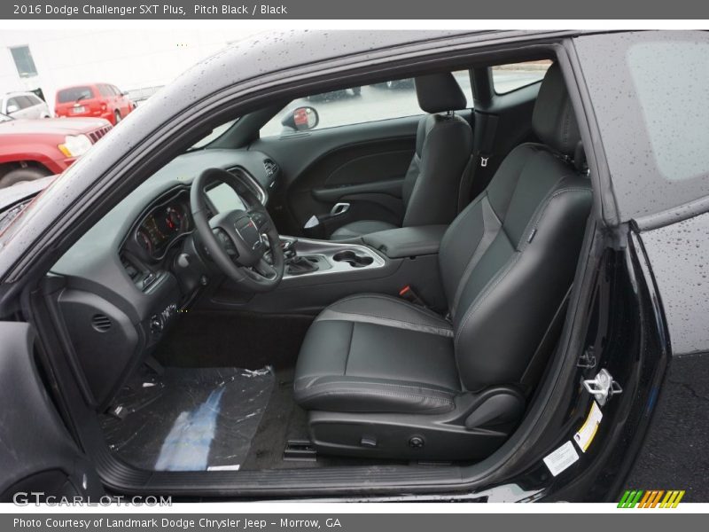  2016 Challenger SXT Plus Black Interior