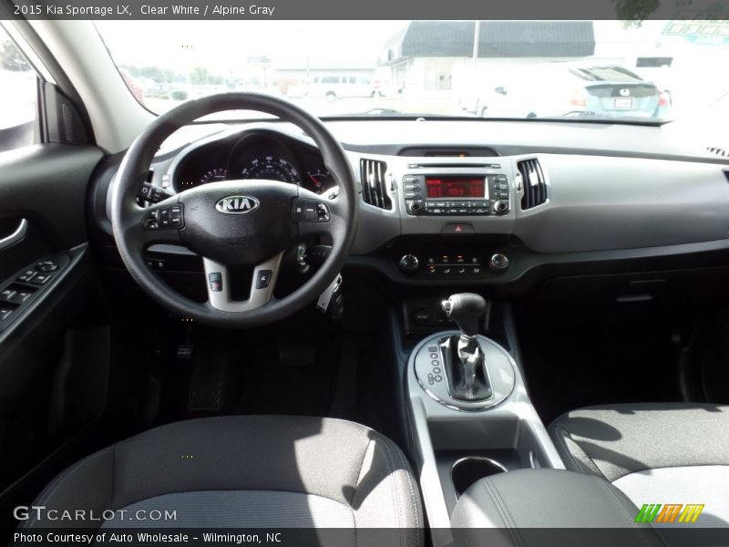 Clear White / Alpine Gray 2015 Kia Sportage LX