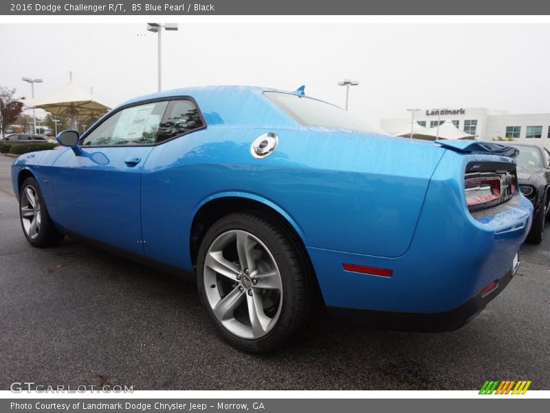 B5 Blue Pearl / Black 2016 Dodge Challenger R/T