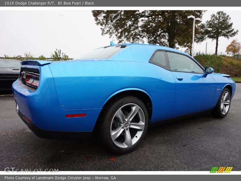 B5 Blue Pearl / Black 2016 Dodge Challenger R/T