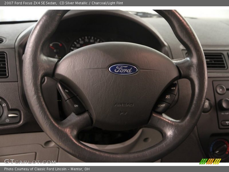 CD Silver Metallic / Charcoal/Light Flint 2007 Ford Focus ZX4 SE Sedan
