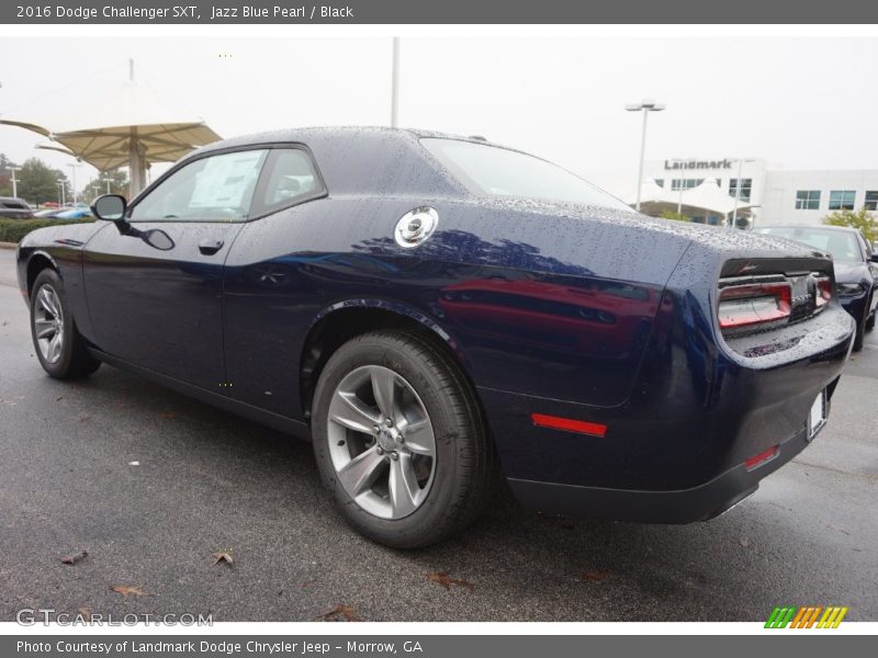 Jazz Blue Pearl / Black 2016 Dodge Challenger SXT