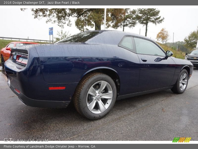 Jazz Blue Pearl / Black 2016 Dodge Challenger SXT