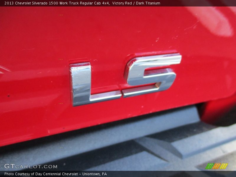 Victory Red / Dark Titanium 2013 Chevrolet Silverado 1500 Work Truck Regular Cab 4x4