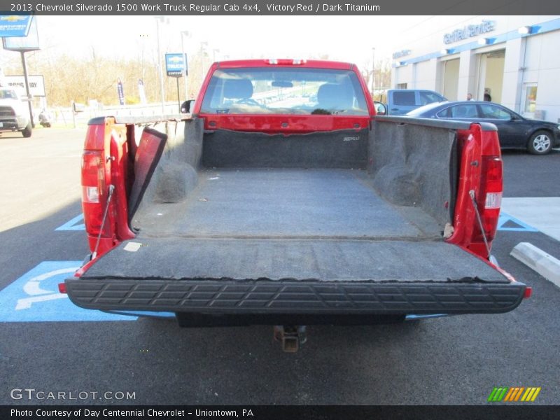 Victory Red / Dark Titanium 2013 Chevrolet Silverado 1500 Work Truck Regular Cab 4x4