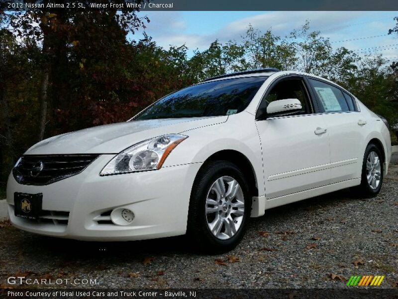 Winter Frost White / Charcoal 2012 Nissan Altima 2.5 SL