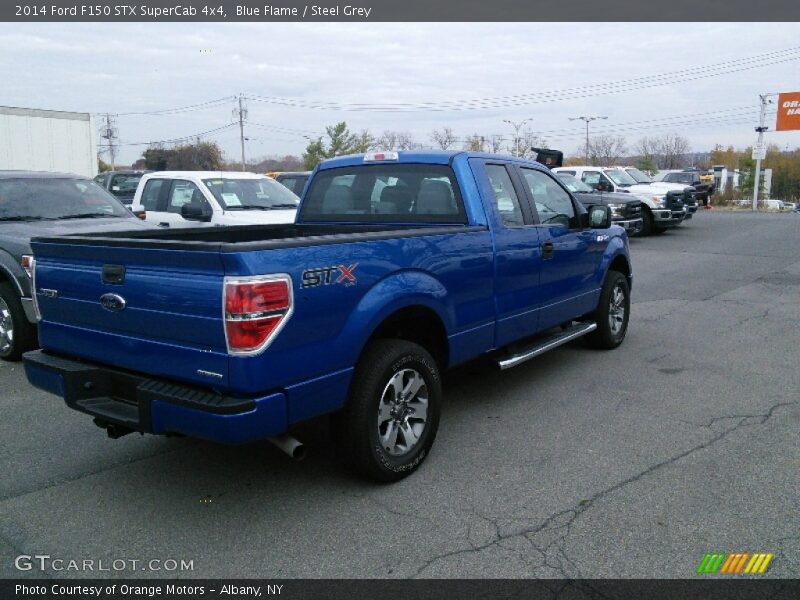 Blue Flame / Steel Grey 2014 Ford F150 STX SuperCab 4x4