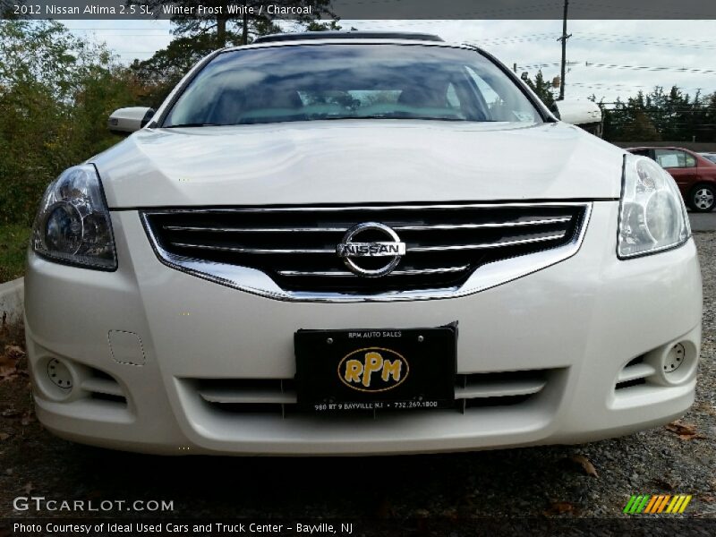 Winter Frost White / Charcoal 2012 Nissan Altima 2.5 SL