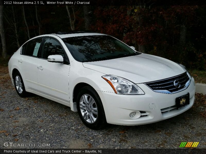 Winter Frost White / Charcoal 2012 Nissan Altima 2.5 SL