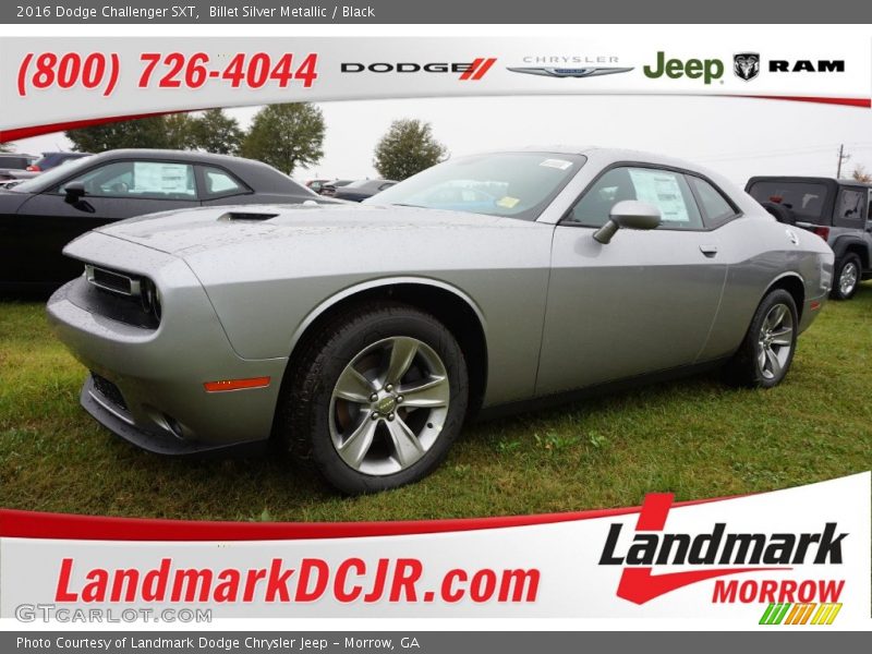 Billet Silver Metallic / Black 2016 Dodge Challenger SXT