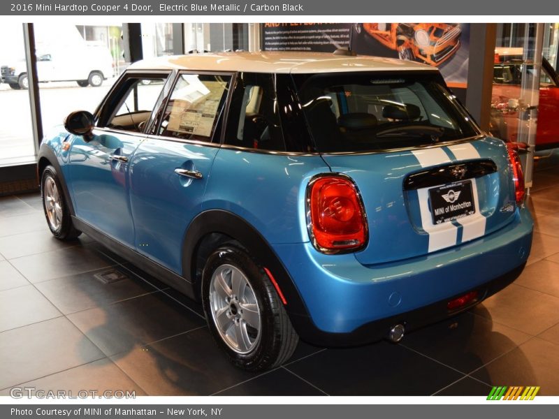 Electric Blue Metallic / Carbon Black 2016 Mini Hardtop Cooper 4 Door