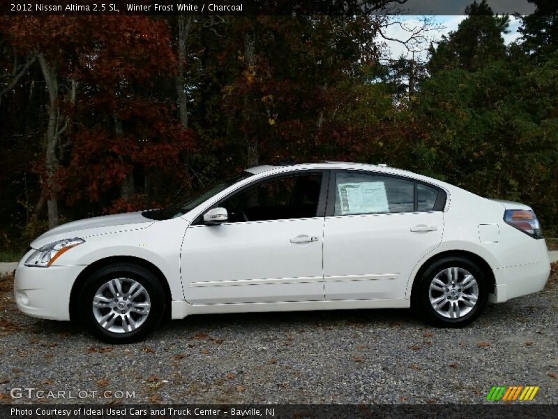 Winter Frost White / Charcoal 2012 Nissan Altima 2.5 SL