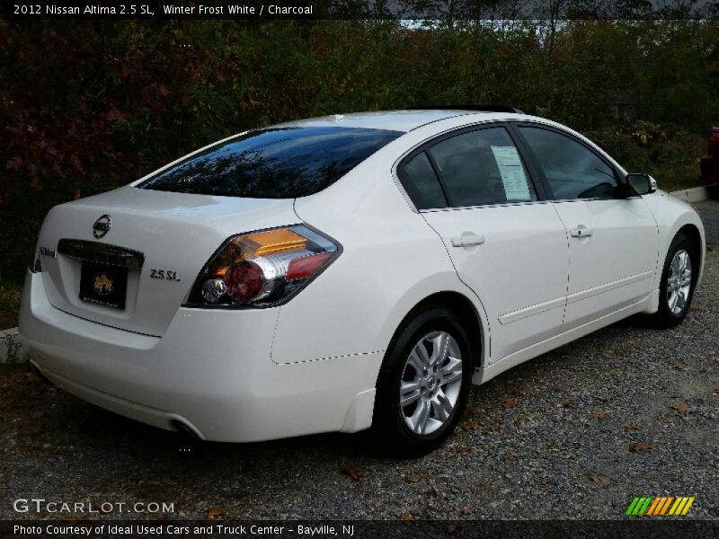 Winter Frost White / Charcoal 2012 Nissan Altima 2.5 SL