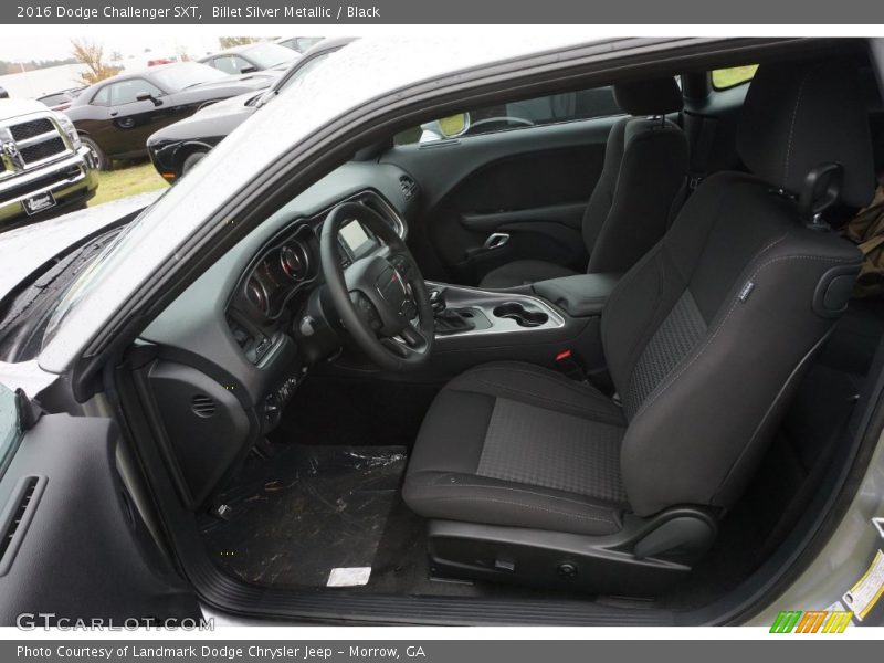 Billet Silver Metallic / Black 2016 Dodge Challenger SXT