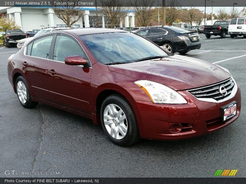Tuscan Sun / Charcoal 2012 Nissan Altima 2.5 S