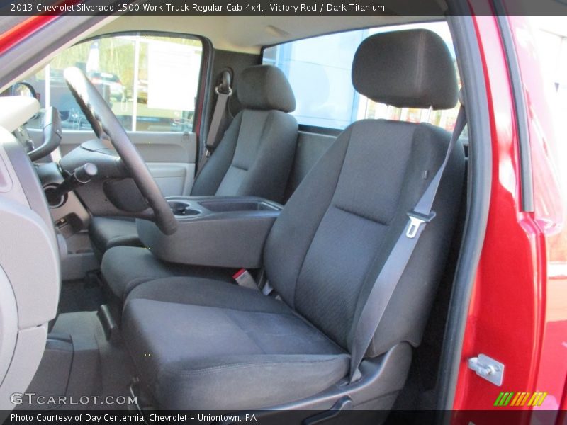 Victory Red / Dark Titanium 2013 Chevrolet Silverado 1500 Work Truck Regular Cab 4x4