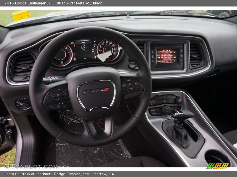 Billet Silver Metallic / Black 2016 Dodge Challenger SXT