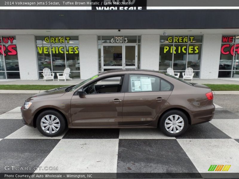 Toffee Brown Metallic / Latte Macchiato 2014 Volkswagen Jetta S Sedan