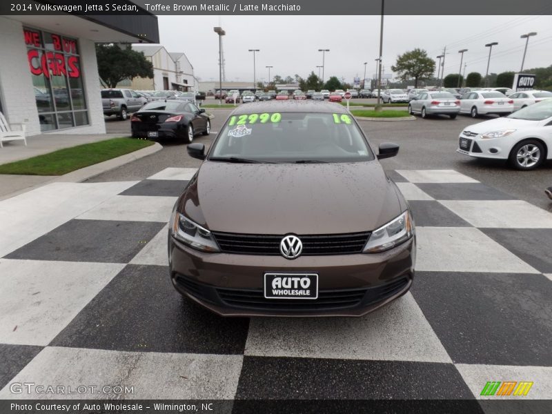 Toffee Brown Metallic / Latte Macchiato 2014 Volkswagen Jetta S Sedan