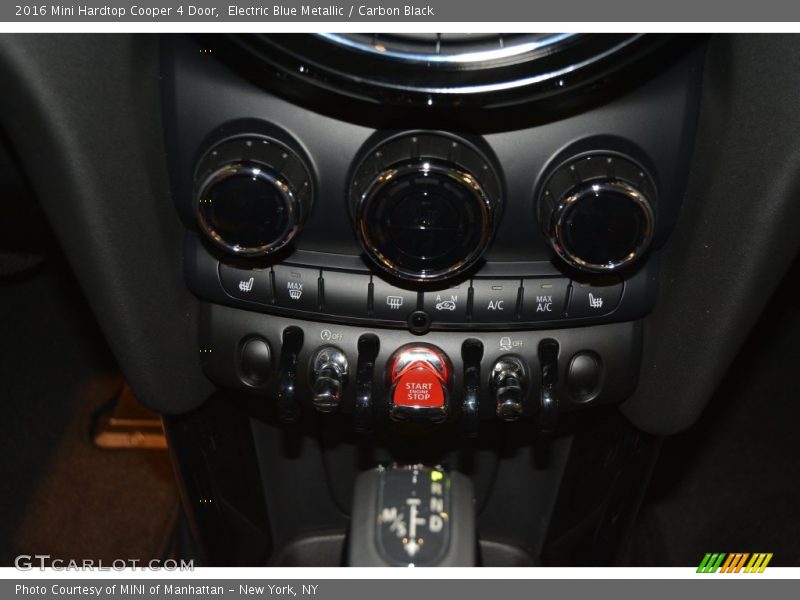 Electric Blue Metallic / Carbon Black 2016 Mini Hardtop Cooper 4 Door