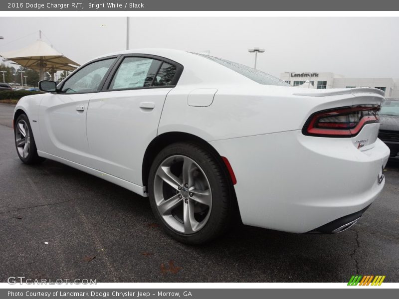 Bright White / Black 2016 Dodge Charger R/T