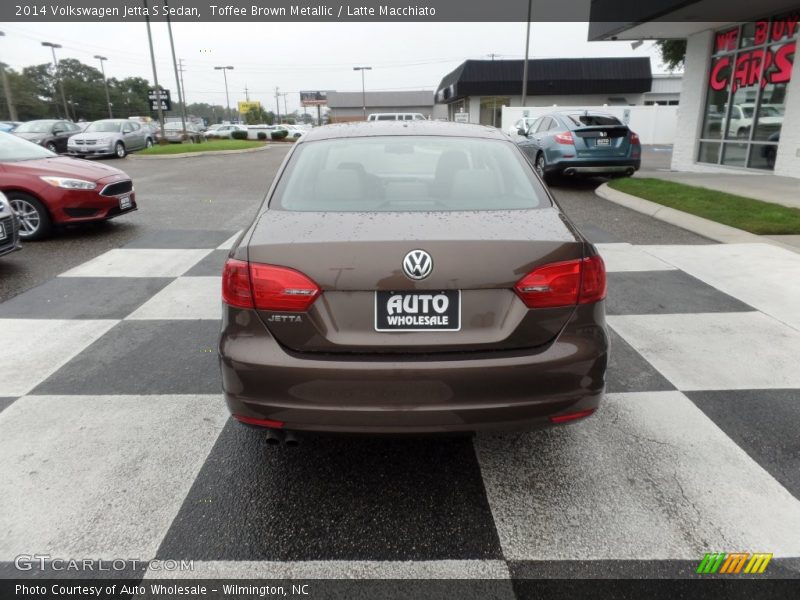 Toffee Brown Metallic / Latte Macchiato 2014 Volkswagen Jetta S Sedan
