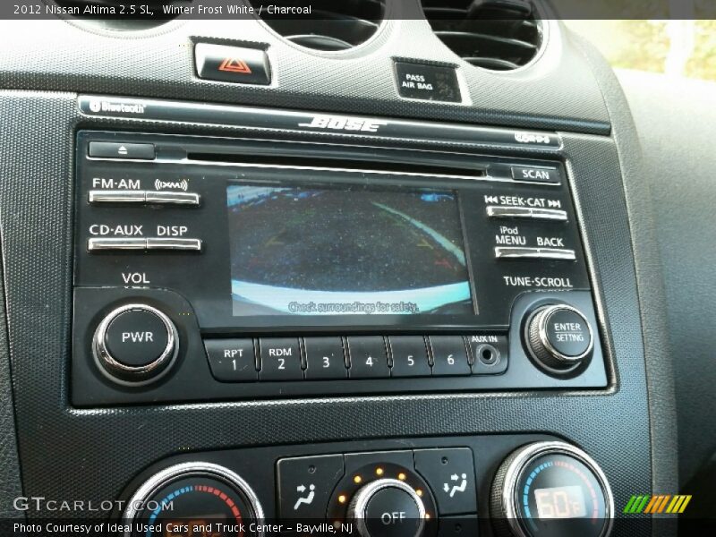 Winter Frost White / Charcoal 2012 Nissan Altima 2.5 SL