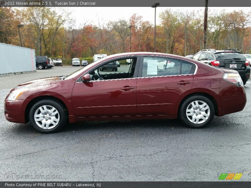 Tuscan Sun / Charcoal 2012 Nissan Altima 2.5 S