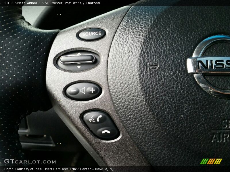 Winter Frost White / Charcoal 2012 Nissan Altima 2.5 SL