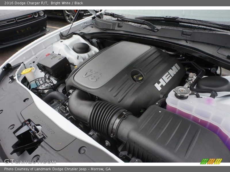 Bright White / Black 2016 Dodge Charger R/T