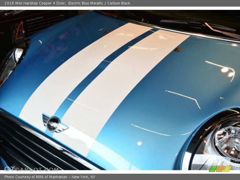 Electric Blue Metallic / Carbon Black 2016 Mini Hardtop Cooper 4 Door