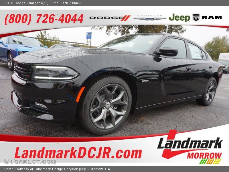 Pitch Black / Black 2016 Dodge Charger R/T