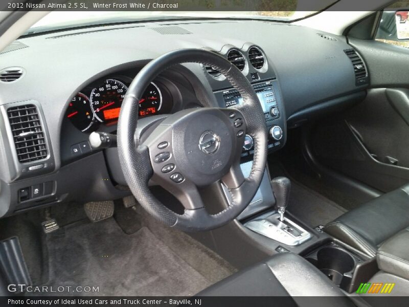 Winter Frost White / Charcoal 2012 Nissan Altima 2.5 SL