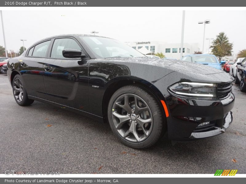 Pitch Black / Black 2016 Dodge Charger R/T