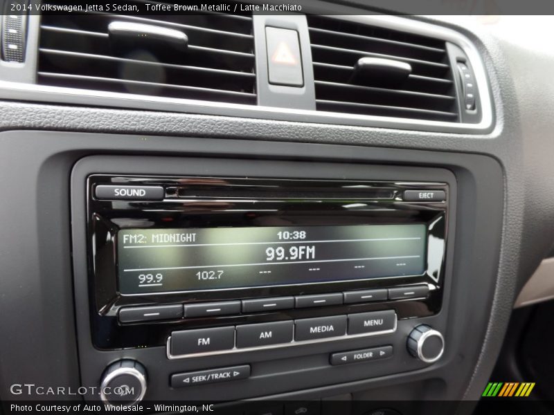 Toffee Brown Metallic / Latte Macchiato 2014 Volkswagen Jetta S Sedan