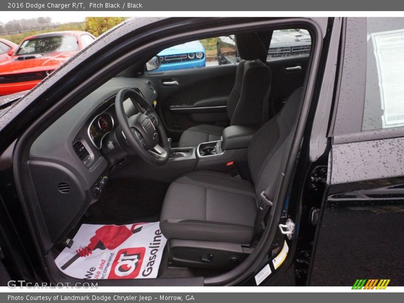 Pitch Black / Black 2016 Dodge Charger R/T