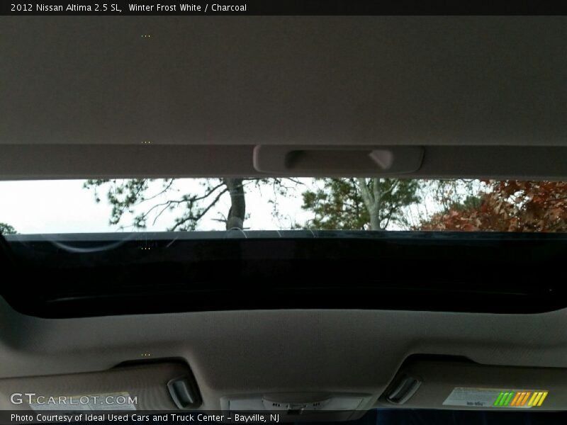 Winter Frost White / Charcoal 2012 Nissan Altima 2.5 SL