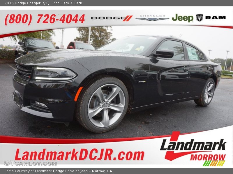 Pitch Black / Black 2016 Dodge Charger R/T