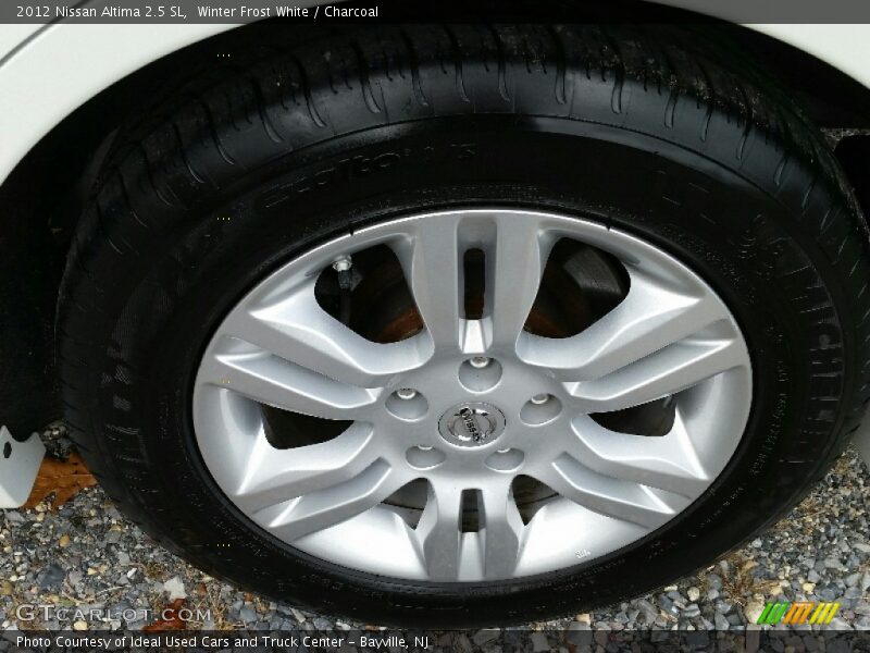 Winter Frost White / Charcoal 2012 Nissan Altima 2.5 SL