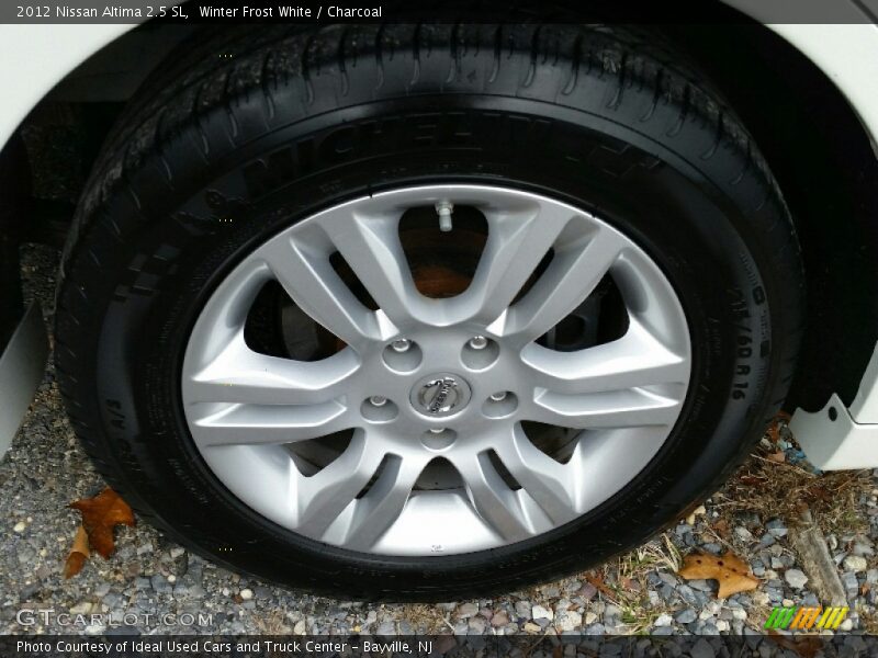 Winter Frost White / Charcoal 2012 Nissan Altima 2.5 SL
