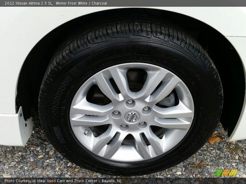 Winter Frost White / Charcoal 2012 Nissan Altima 2.5 SL