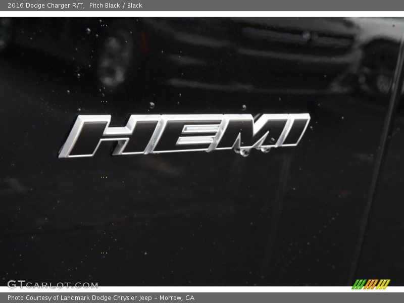 Pitch Black / Black 2016 Dodge Charger R/T