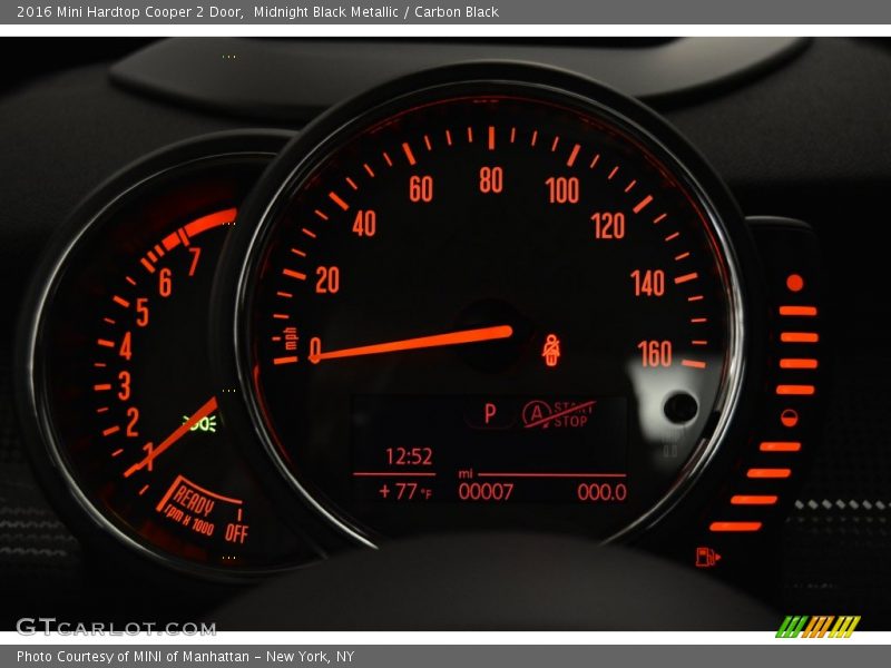 Midnight Black Metallic / Carbon Black 2016 Mini Hardtop Cooper 2 Door