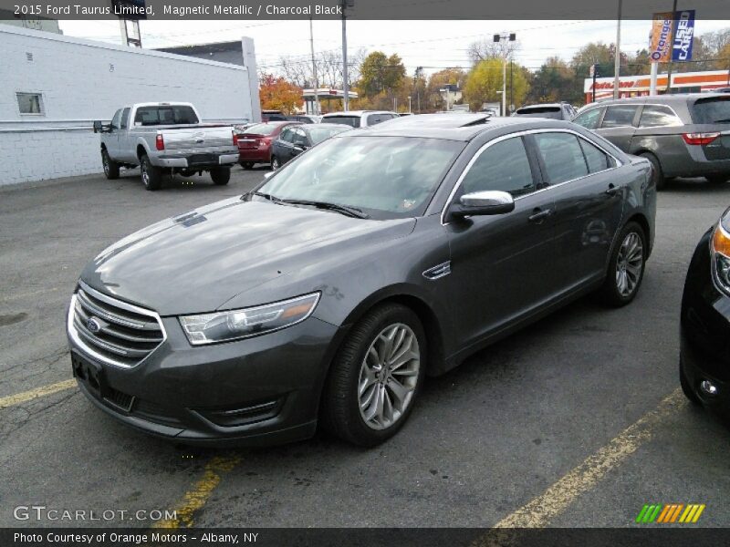 Magnetic Metallic / Charcoal Black 2015 Ford Taurus Limited