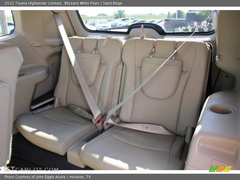 Blizzard White Pearl / Sand Beige 2012 Toyota Highlander Limited